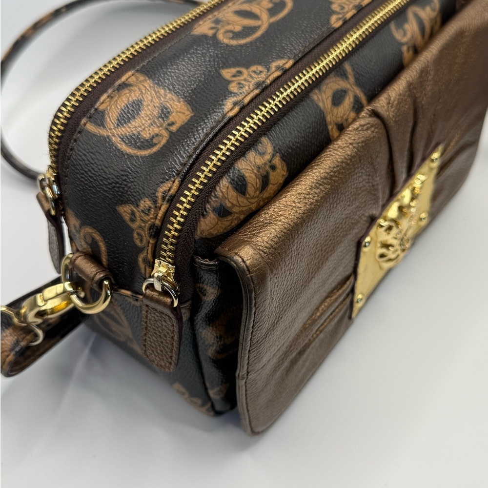 SharifSharif Rare Brown Metallic Jaguar Crossbody LIKE NEW